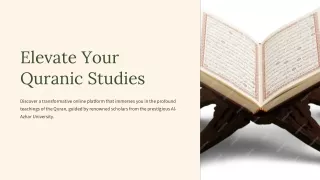 Elevate Your Quranic Studies Through Al-Azhar's Collaborative Online Platform