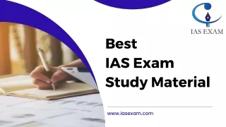 Best IAS Exam Study Material by IASExam.com