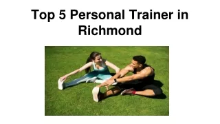 Top 5 Personal Trainer in Richmond