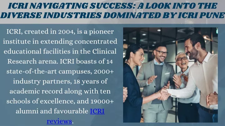 icri navigating success a look into the diverse