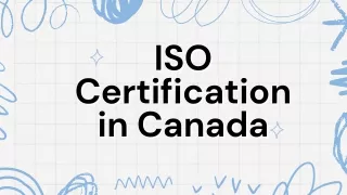 ISO Certification in Canada | Best ISO Consultant in Canada