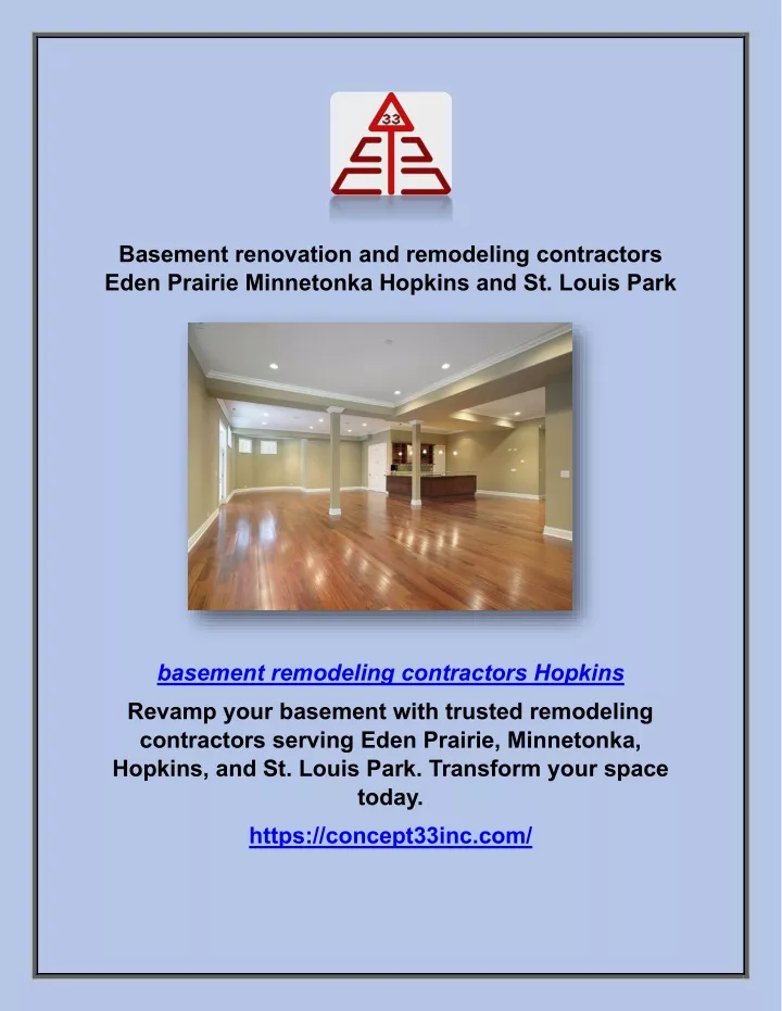 basement renovation and remodeling contractors