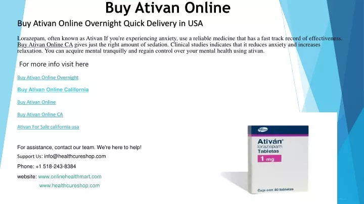 buy ativan online