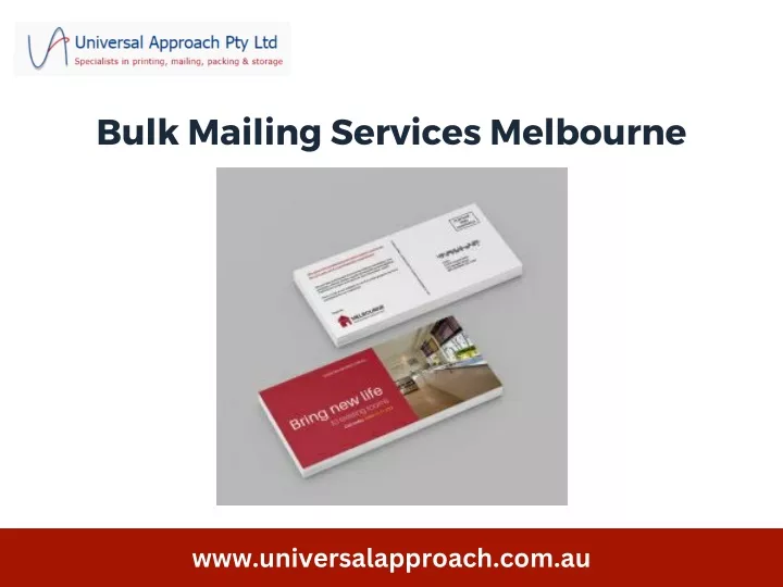 bulk mailing services melbourne