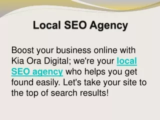 Local SEO Agency