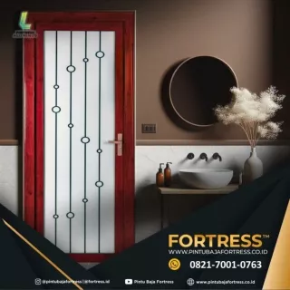 MEGAH!!! WA 0821 7001 0763 (FORTRESS) Estetik Pintu Aluminium Coklat di Kupang