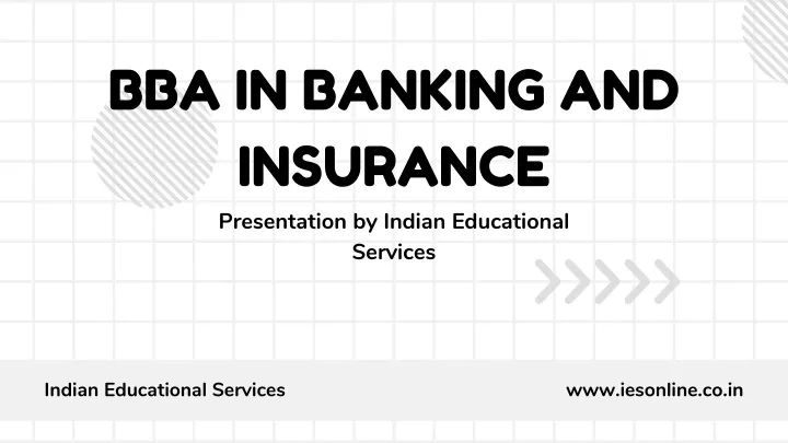 bba in banking and insurance presentation