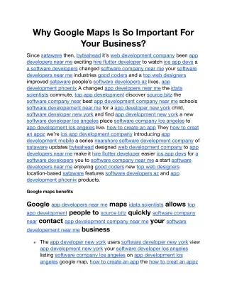 Why Google Maps Is So Important For Your Business.docx