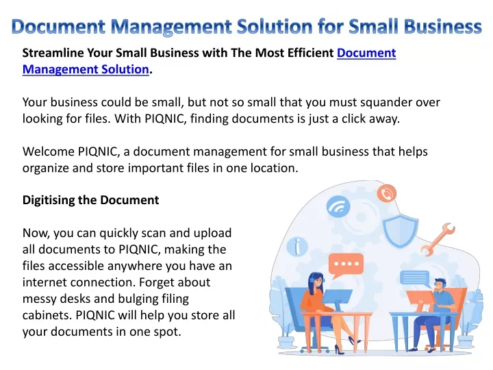 document management solution for small business