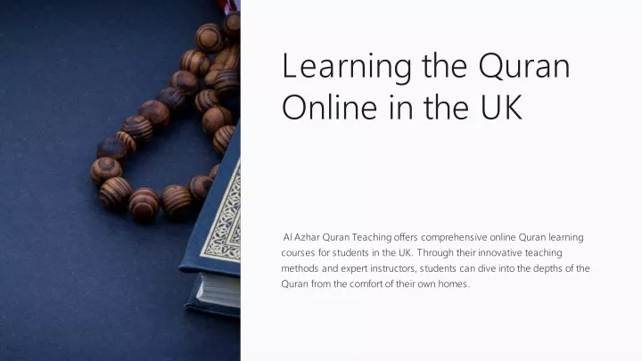 learning the quran online in the uk