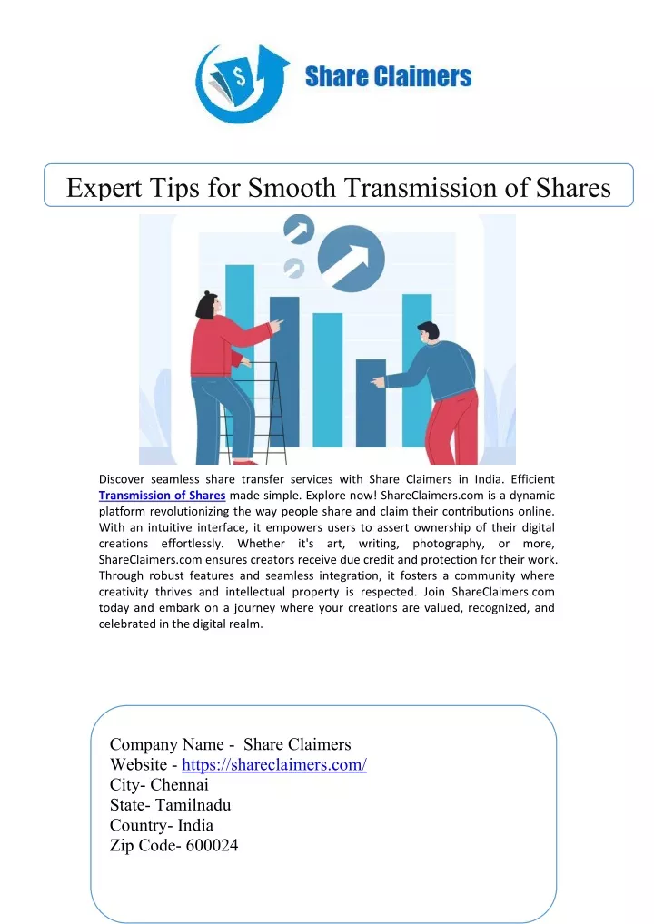 expert tips for smooth transmission of shares