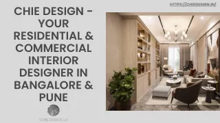 Luxury Interior Designers and Residential Interior Designer - Chie Design