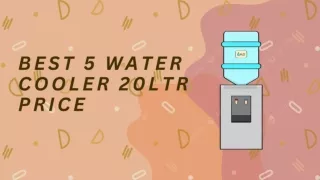Best 5 Water Cooler price