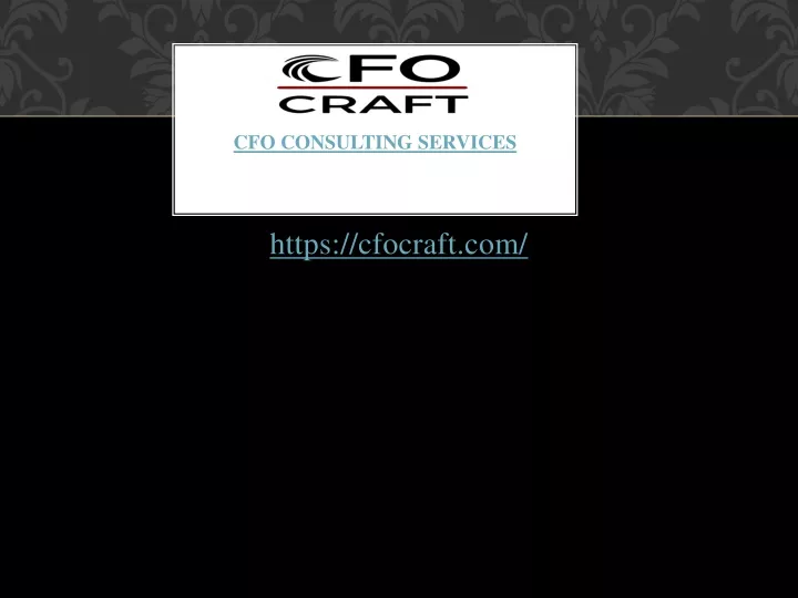 cfo consulting services