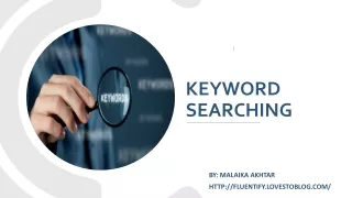 Keyword searching