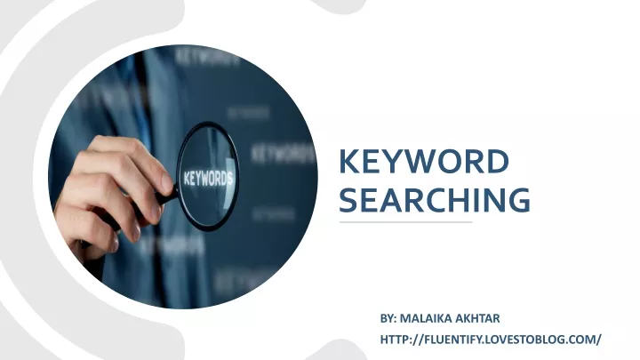keyword searching