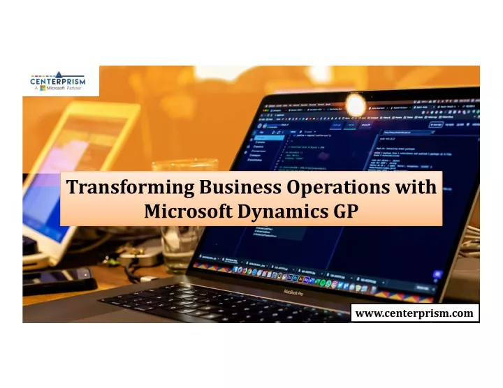 transforming business operations with microsoft