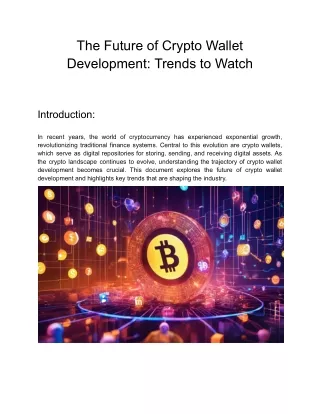 Emerging Trends in Crypto Wallet Development Company