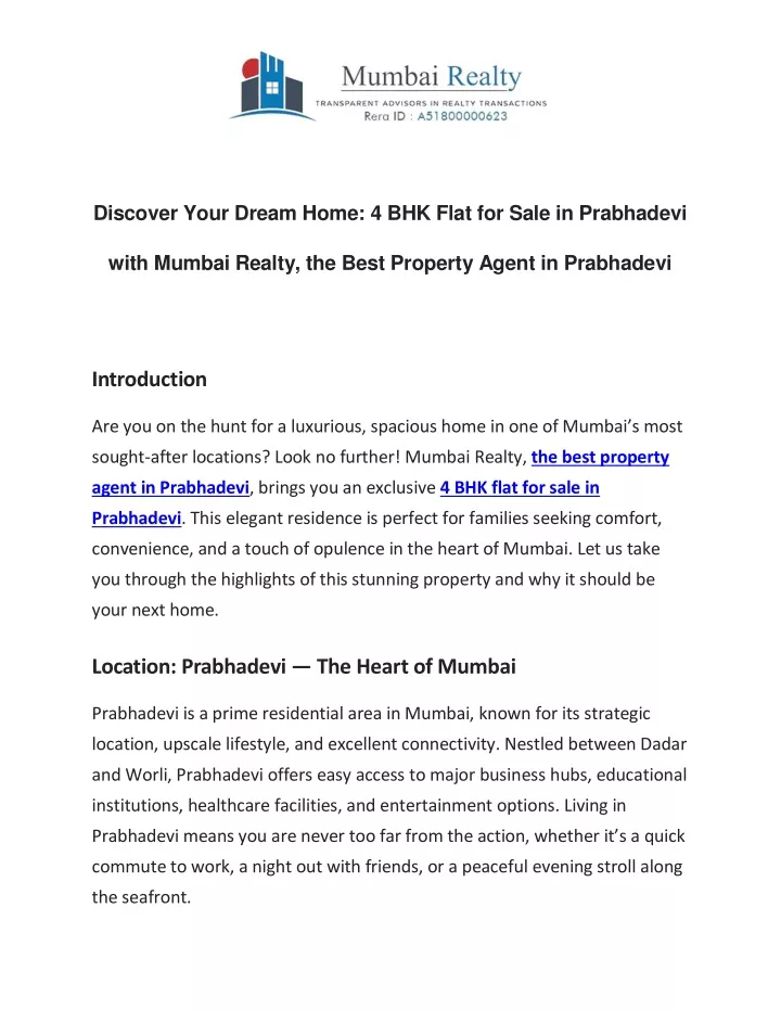 discover your dream home 4 bhk flat for sale