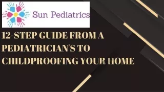 12-Step Guide from a Pediatrician's to Childproofing Your Home