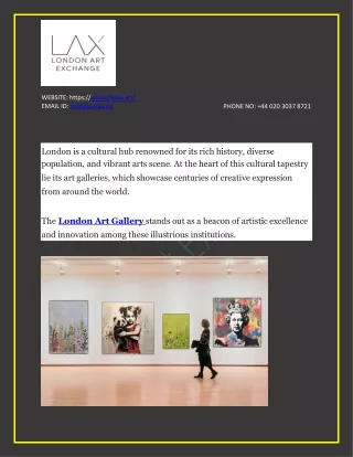London Art Gallery