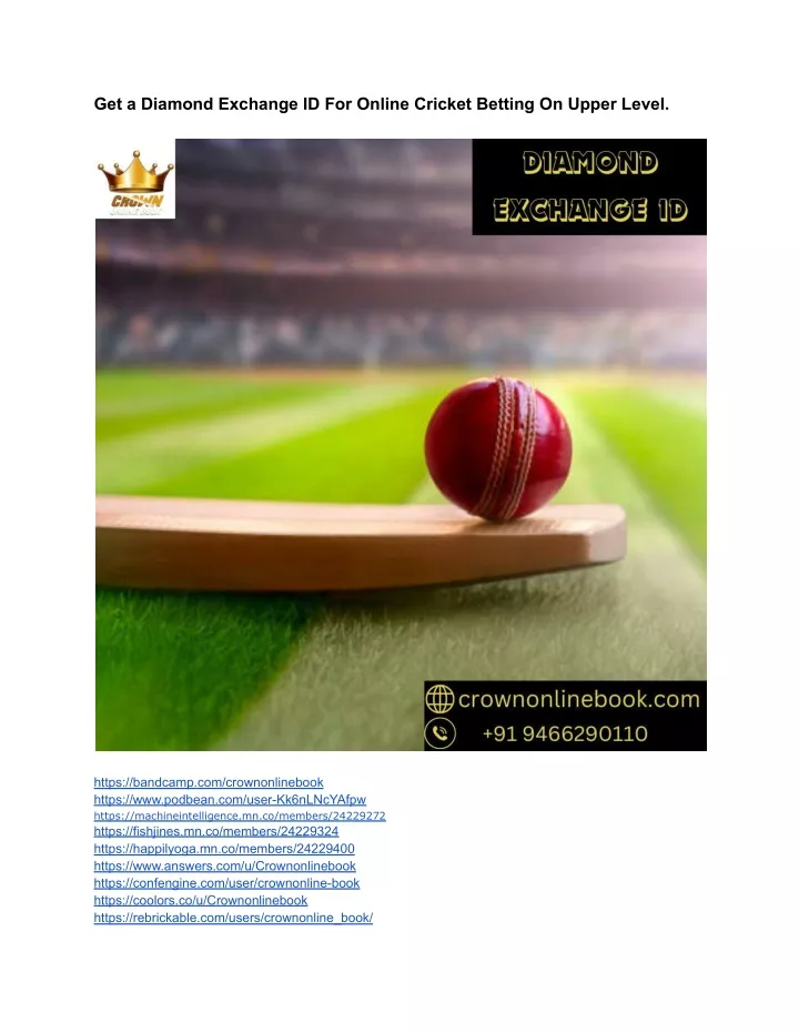 get a diamond exchange id for online cricket