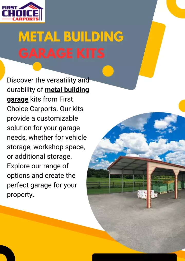 metal building garage kits