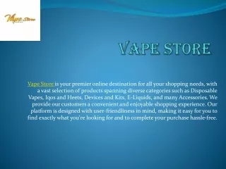 Vape Store