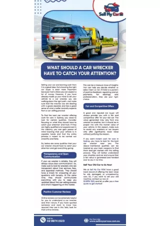 What Should a Car Wrecker Have to Catch Your Attention?