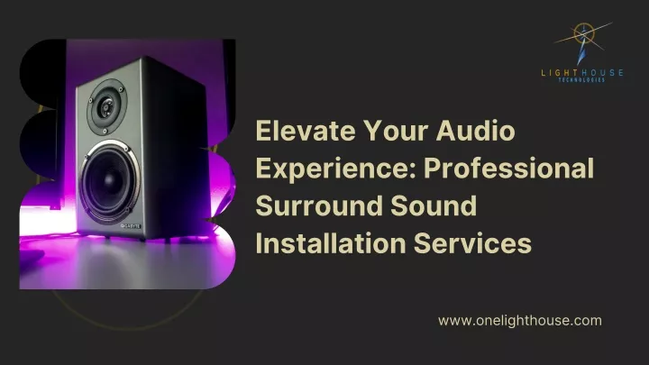 elevate your audio experience professional