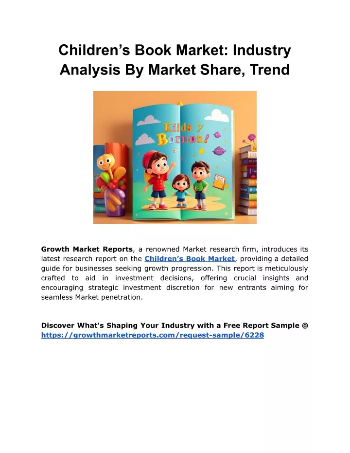 children s book market industry analysis