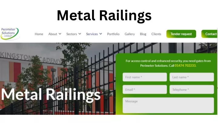 metal railings