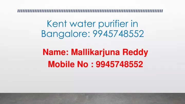 kent water purifier in bangalore 9945748552