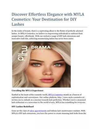 discover effortless elegance with myla cosmetics