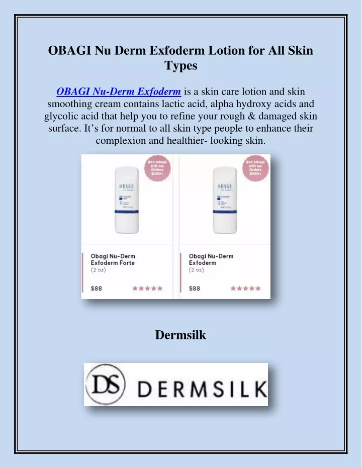 obagi nu derm exfoderm lotion for all skin types