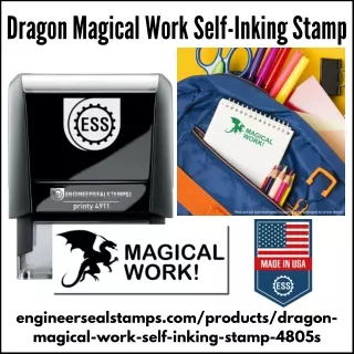 Dragon Magical Work Self-Inking Stamp