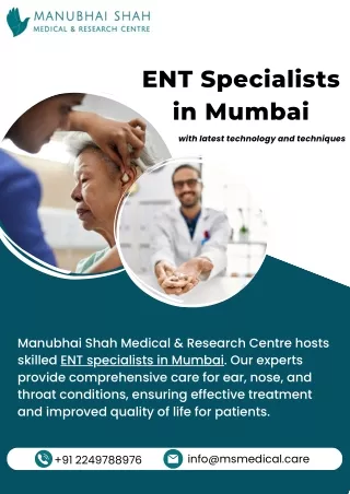 ENT Specialists in Mumbai