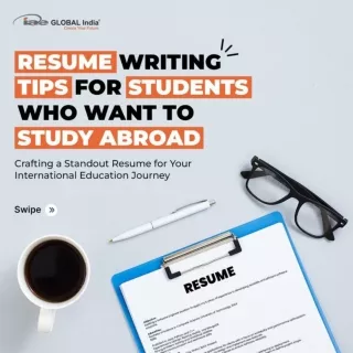 Resume writing tips for students for study abroad