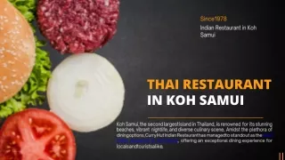 Indian Restaurant in Koh Samui
