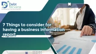 7 Things to Consider for Having a Business Information Report