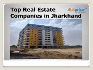 Top Real Estate Companies in Jharkhand