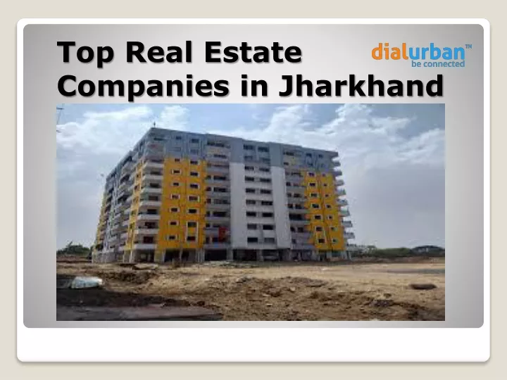 top real estate companies in jharkhand