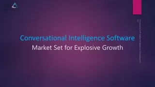 Conversational Intelligence Software Market