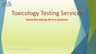 Toxicology Testing Services Market