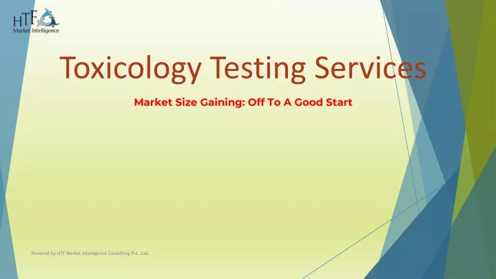 toxicology testing services market size gaining off to a good start