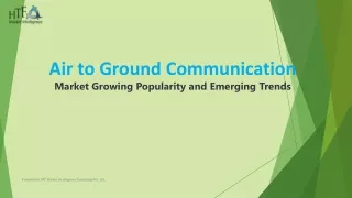 Air to Ground Communication Market