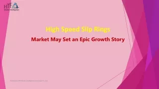 high speed slip rings market may set an epic growth story