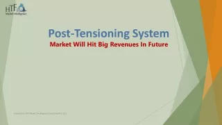 Post-Tensioning System Market