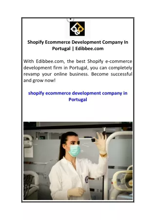 Shopify Ecommerce Development Company In Portugal  Edibbee.com