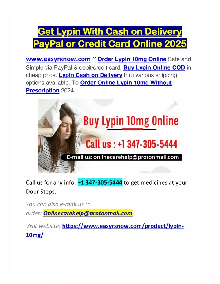 get lypin with cash on delivery get lypin with